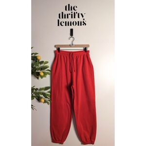 IUUI Sweat Pants Red Sz L